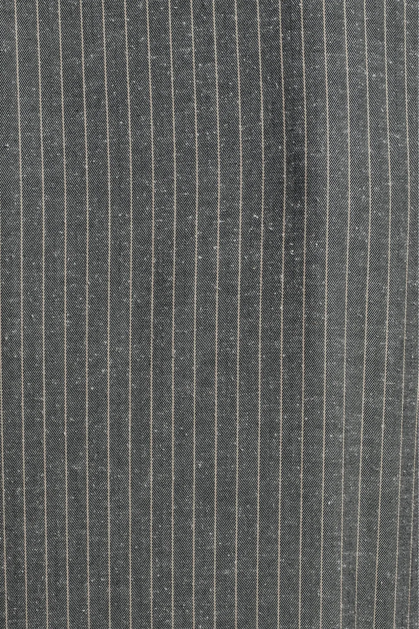 Cute Shirt in a Grey Drapey Blend of Portuguese Cotton and Silk sold by Delikatessen product image thumbnail 5