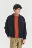 French Workwear Jacket in the finest Deep Blue Japanese Cotton Denim sold by Delikatessen