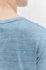 T-Shirt in a Light Blue Slow-Knit Soft Japanese Cotton Jersey sold by Delikatessen