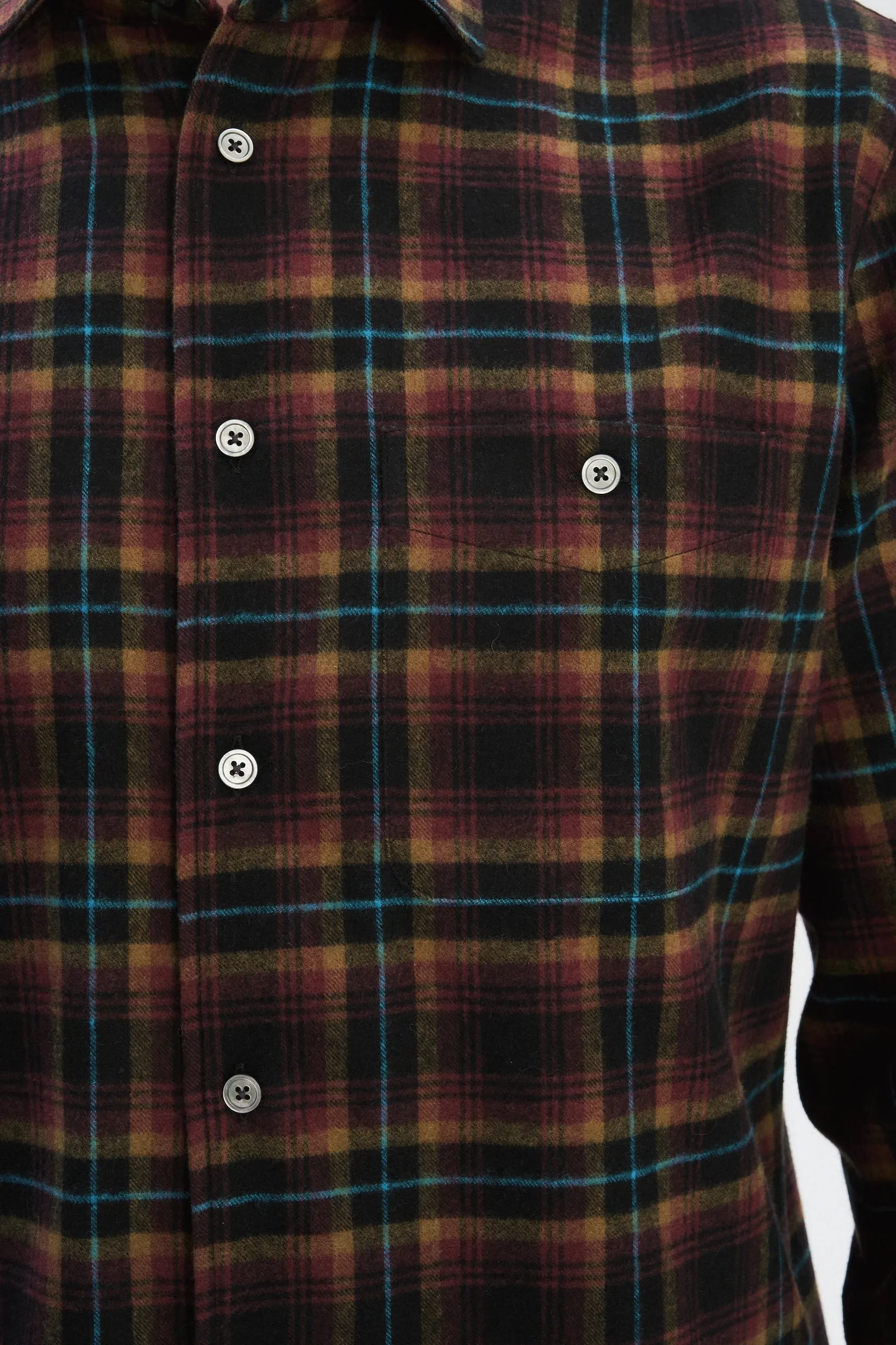 Strong Shirt in a Checked Recycled Structural Flannel sold by Delikatessen product image thumbnail 2