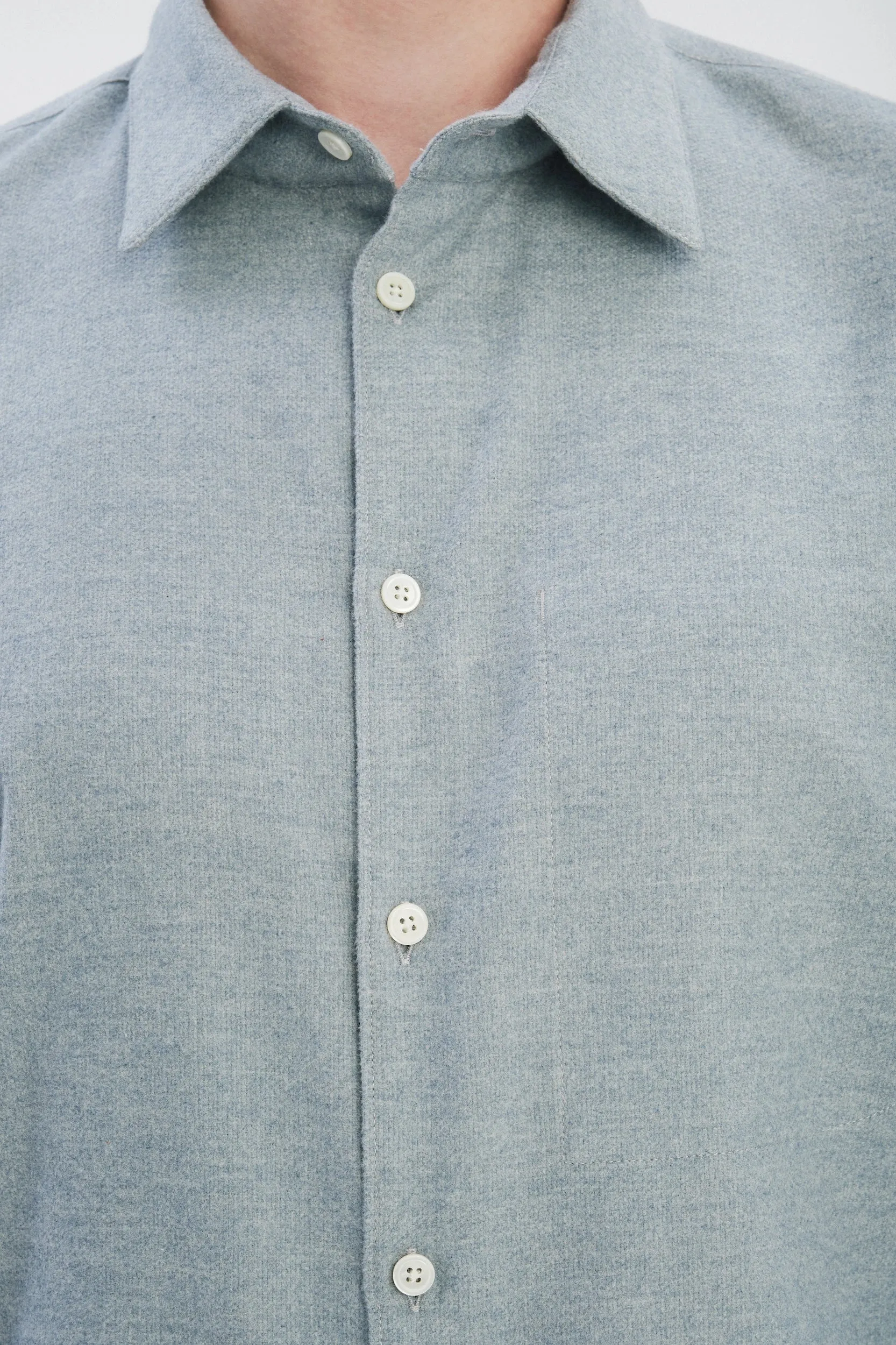 Feel Good Shirt in the Finest Cotton – Pastel Blue sold by Delikatessen product image thumbnail 5