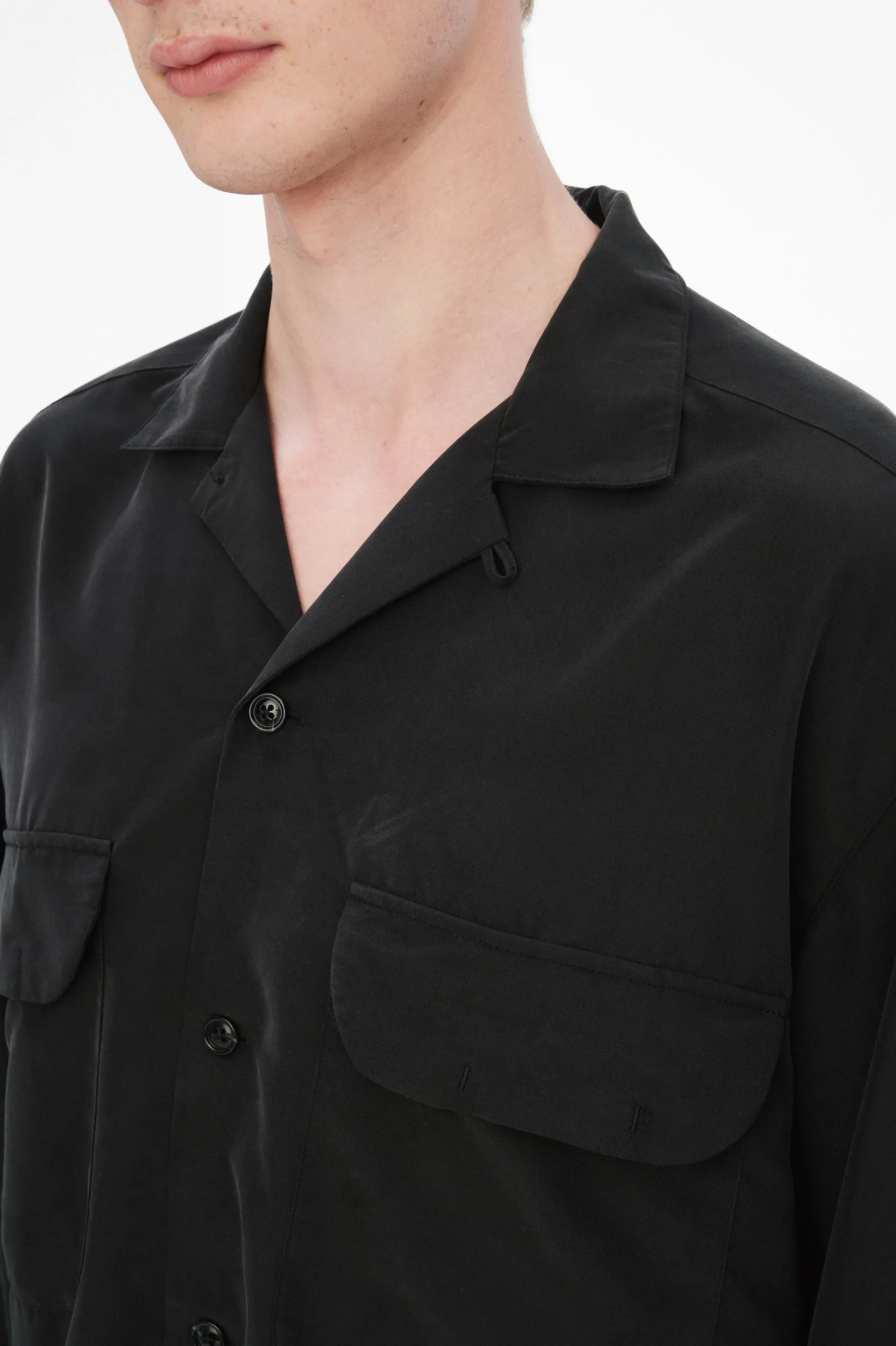 Relaxed Overshirt in Japanese Tencel sold by Delikatessen product image thumbnail 3