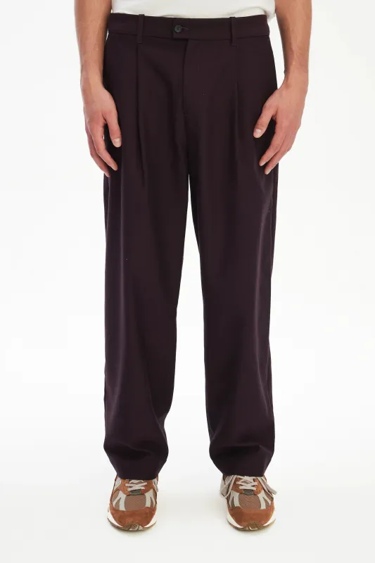 Amsterdam Trousers in a Firm Cotton from Italian Mill Subalpino sold by Delikatessen