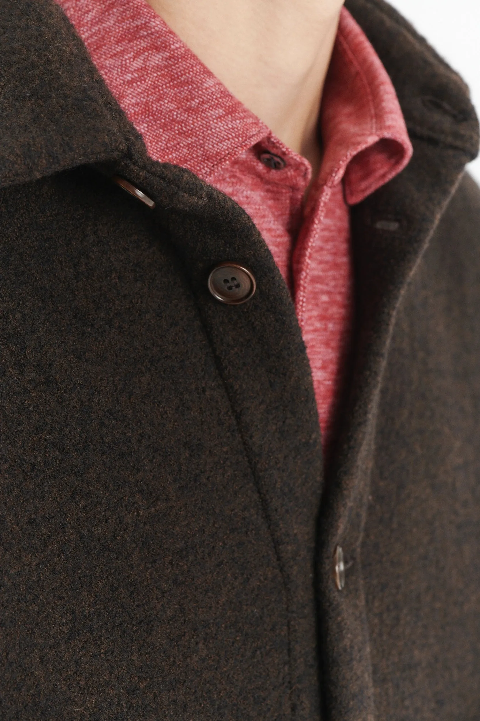 Made to Order Jacket in a Fine Dark Chocolate Boiled Wool sold by Delikatessen product image thumbnail 2