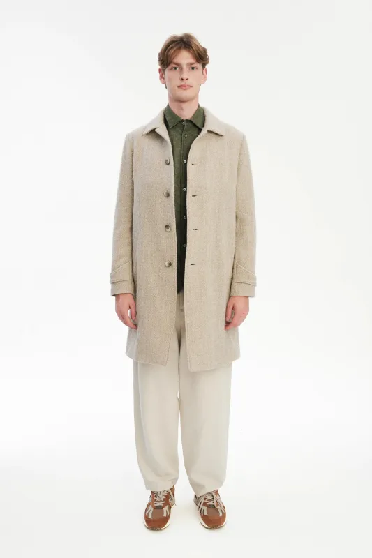 Winter Coat in a Japanese Wool with MEIDA Thermo Insulation sold by Delikatessen