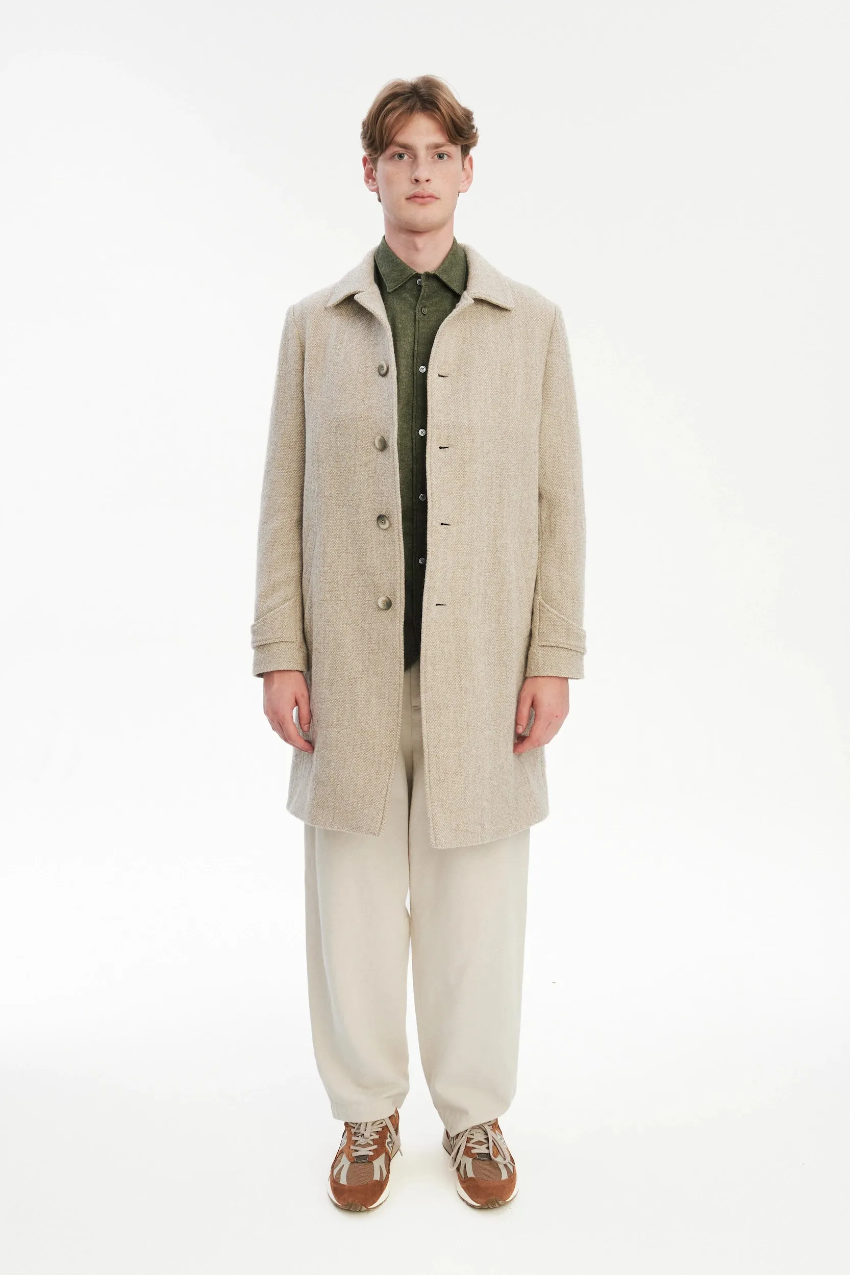 Winter Coat in a Japanese Wool with MEIDA Thermo Insulation sold by Delikatessen