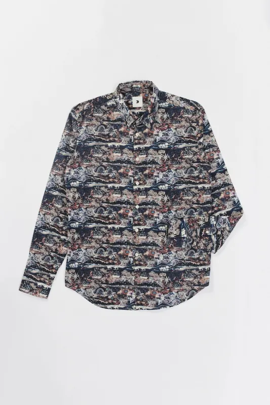 Feel Good Shirt in the Finest Liberty Tana Lawn Fabric sold by Delikatessen