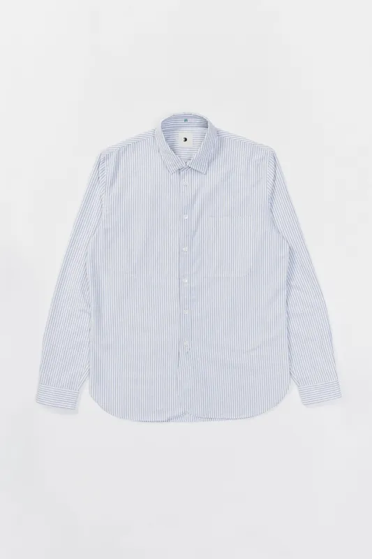Farmer Shirt in the Finest Brushed Portuguese Oxford Cotton sold by Delikatessen