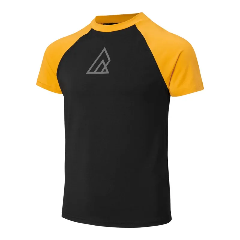 Ripzone Boys' Laine Short Sleeve Rashguard - Black sold by Ripzone