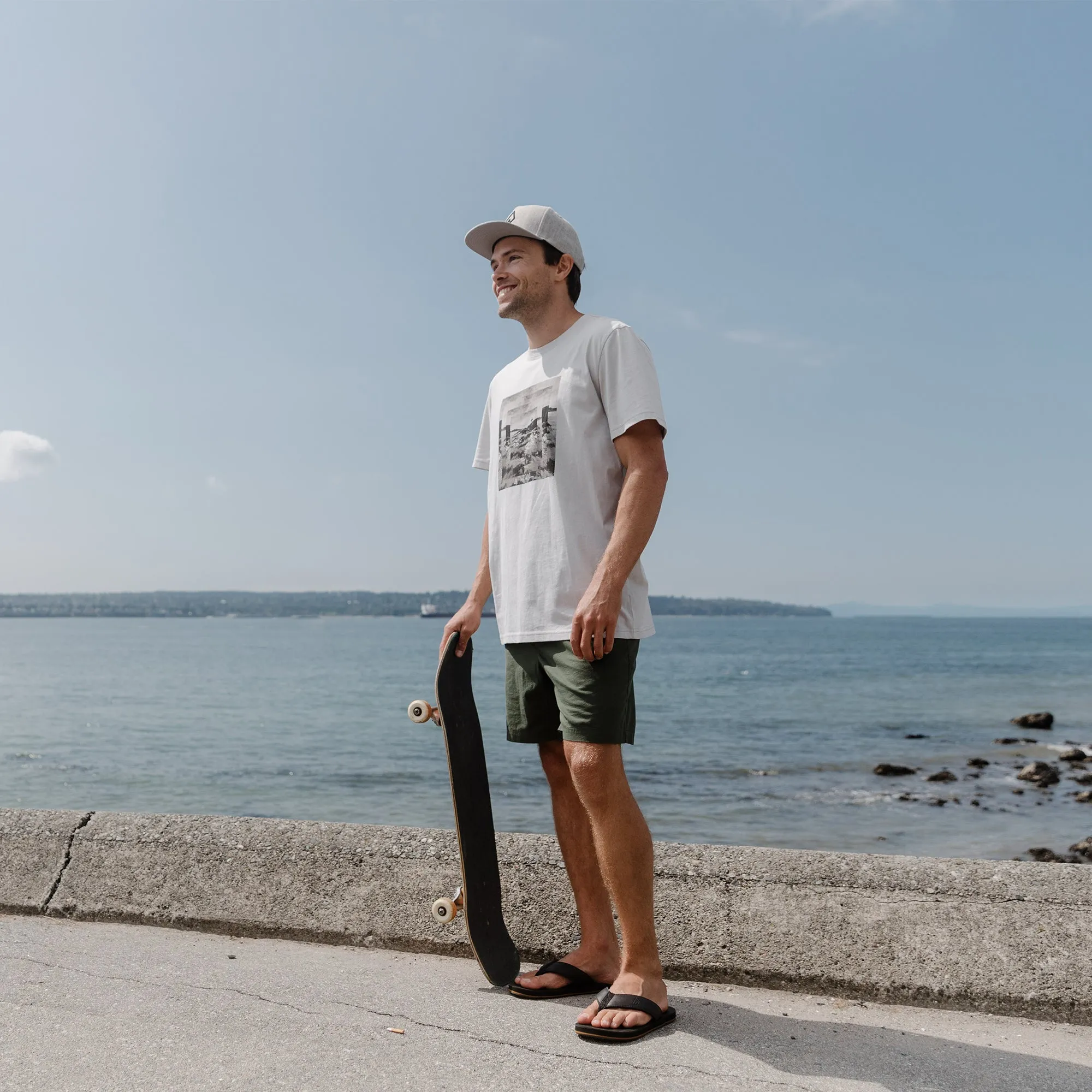 Ripzone Men's Giles Graphic T-Shirt - Grey - Photographer Series sold by Ripzone product image thumbnail 5