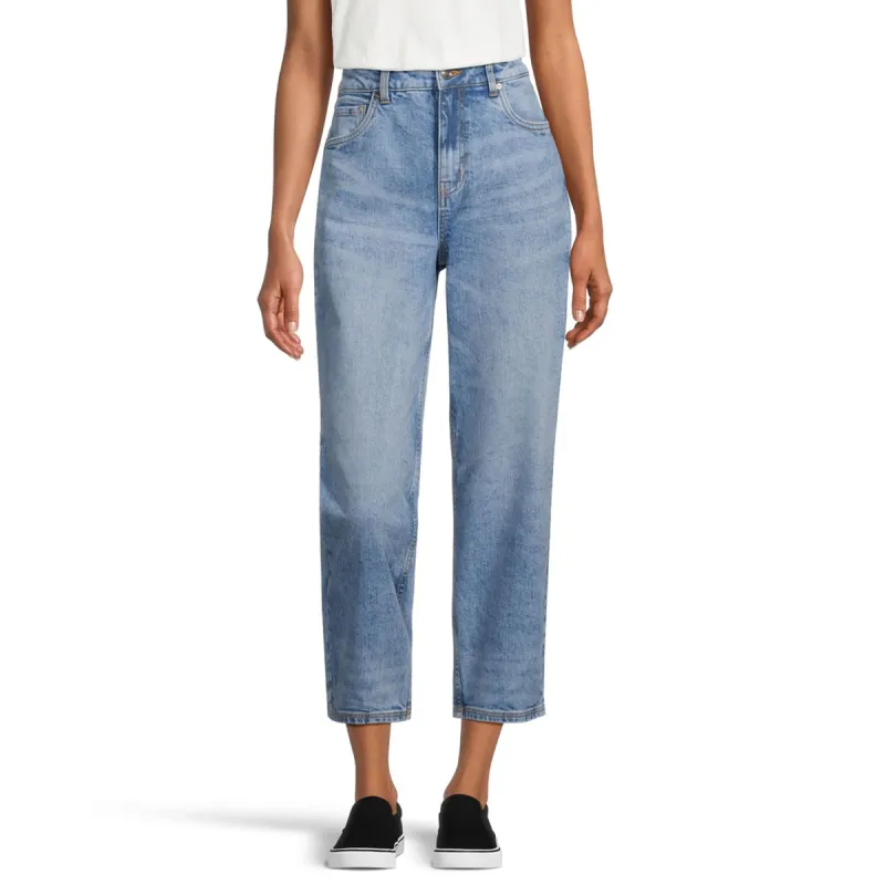 Ripzone Women's Britannia Straight Leg Denim Pant - Medium Blue Wash made by Ripzone