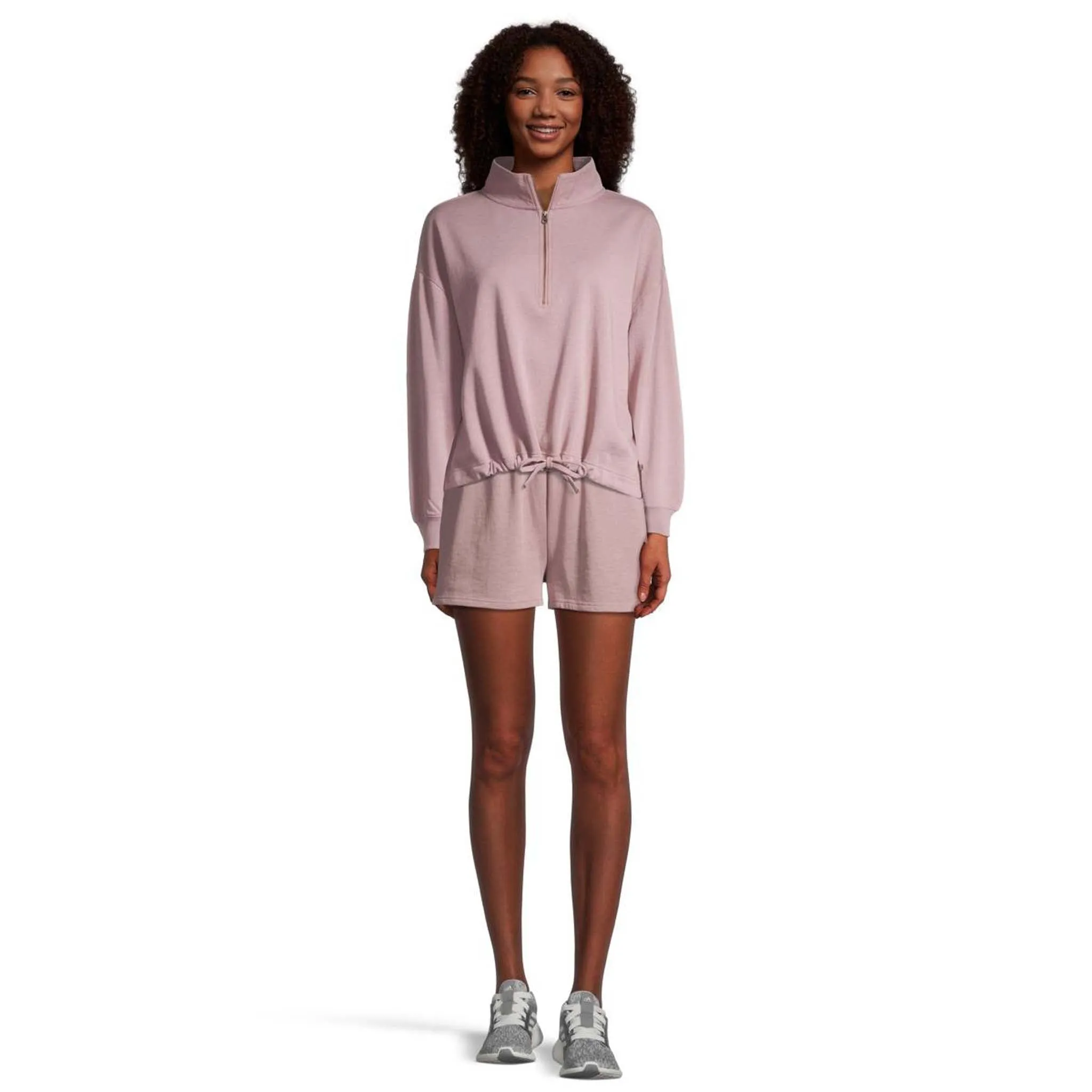 Ripzone Women's Crescent Half Zip Sweater - Mauve sold by Ripzone product image thumbnail 3