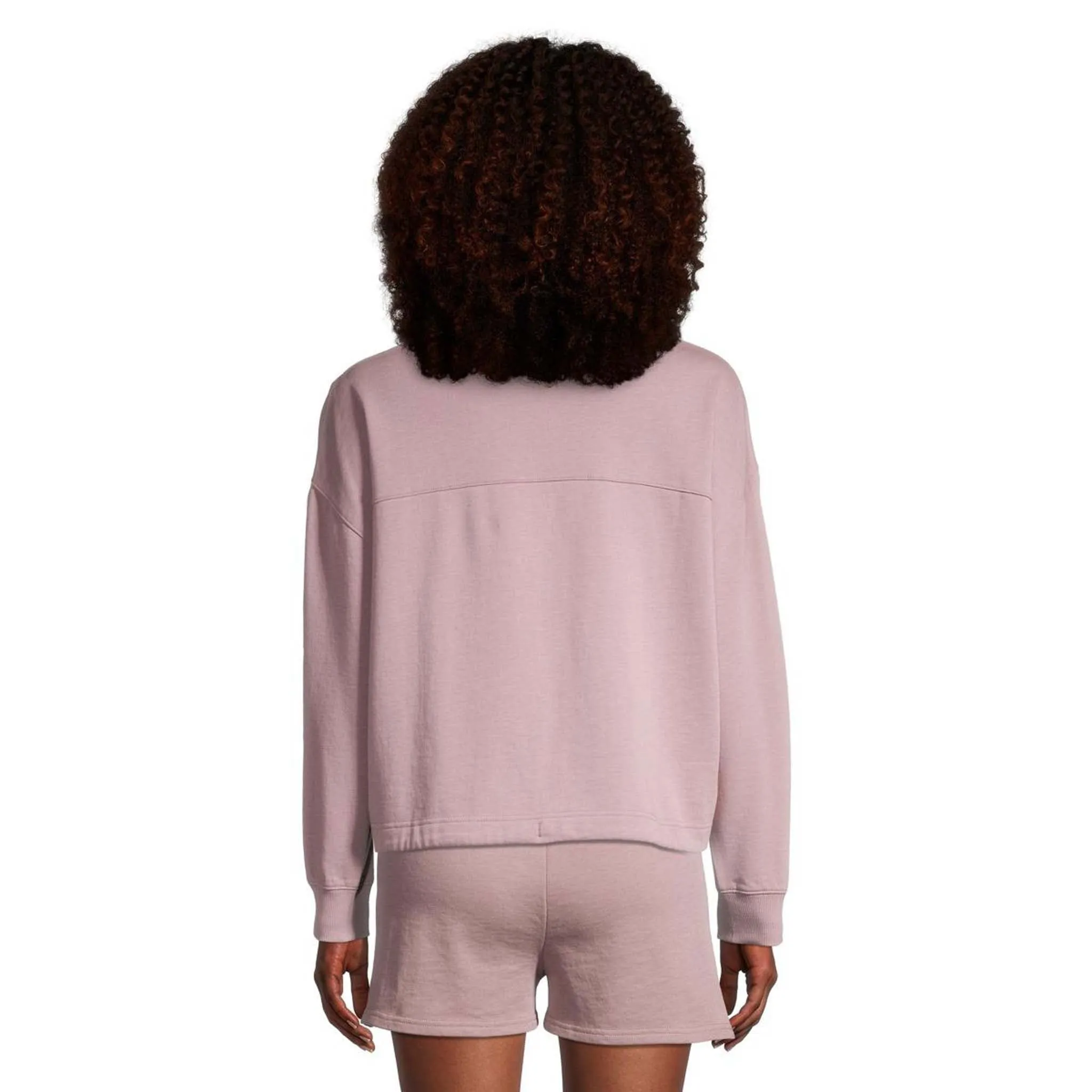 Ripzone Women's Crescent Half Zip Sweater - Mauve sold by Ripzone product image thumbnail 2