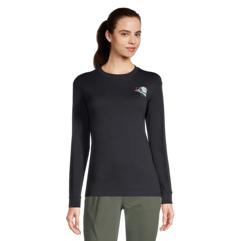 Ripzone Women's Wapta Long Sleeve Shirt - Black Beauty made by Ripzone