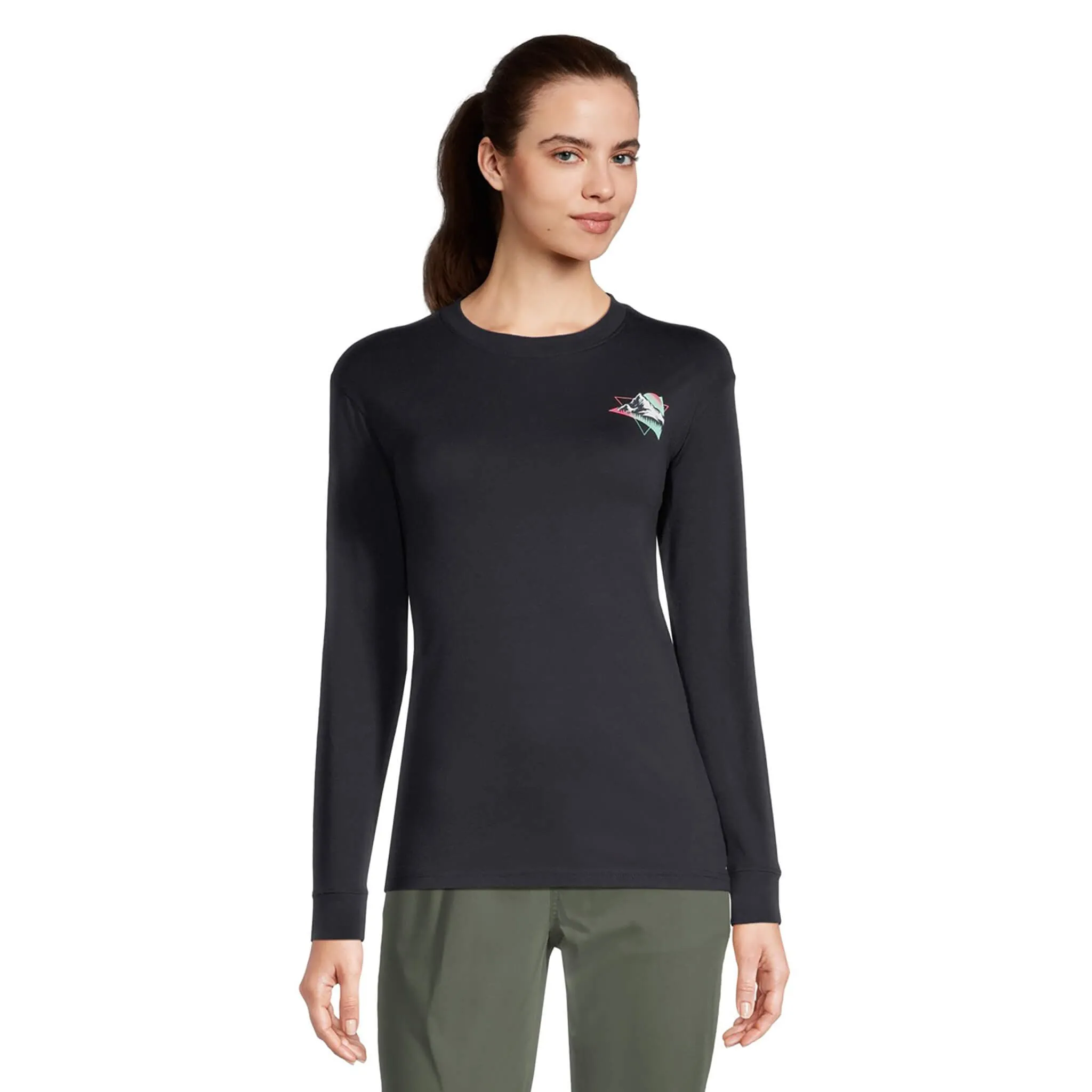 Ripzone Women's Wapta Long Sleeve Shirt - Black Beauty sold by Ripzone