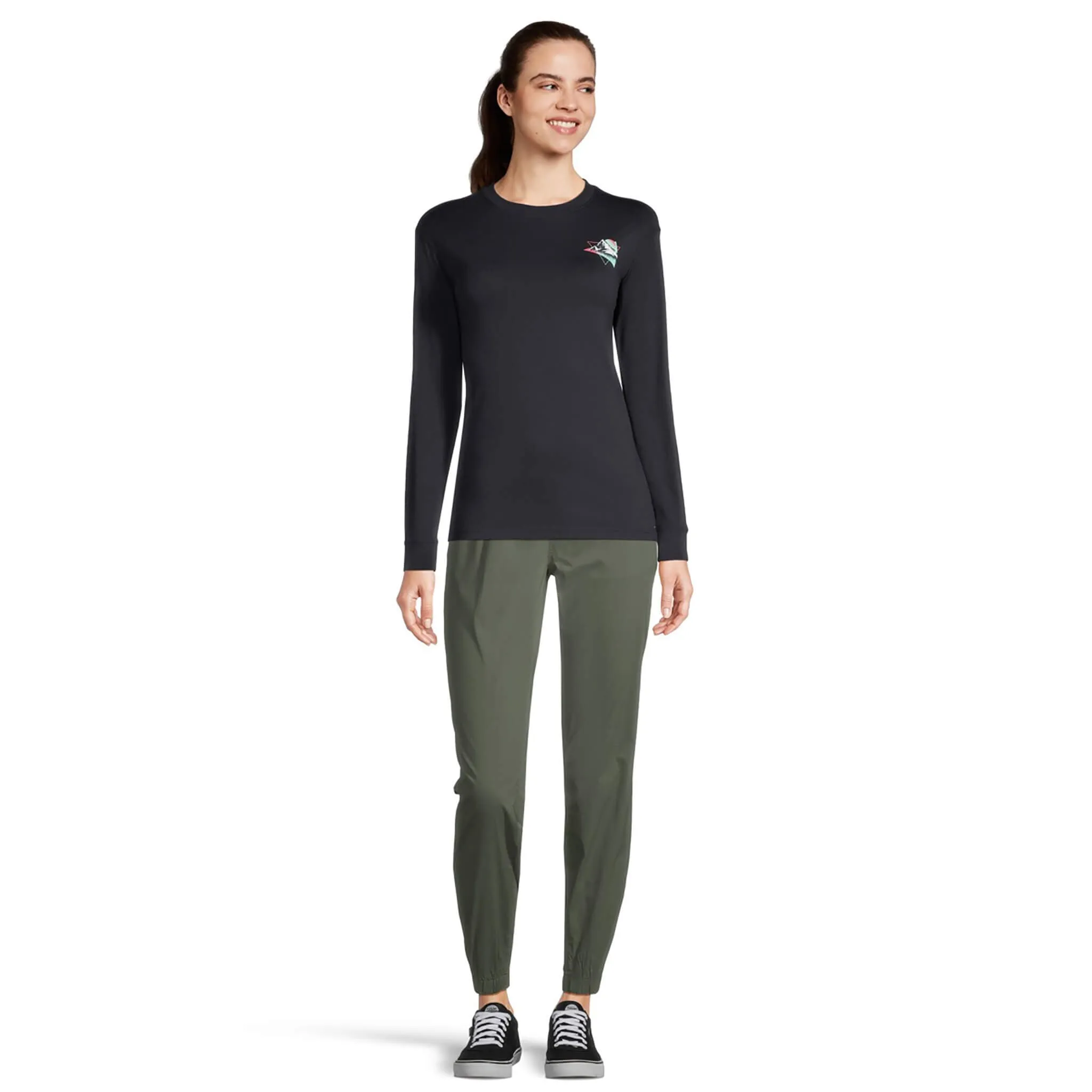 Ripzone Women's Wapta Long Sleeve Shirt - Black Beauty sold by Ripzone product image thumbnail 3