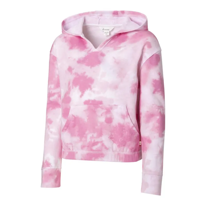 Ripzone Girls' Fairy French Terry Hoodie - Pink Tie Dye sold by Ripzone