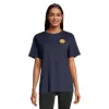 Ripzone Women's Ancaster Happyface Boyfriend T-Shirt - Black Iris sold by Ripzone