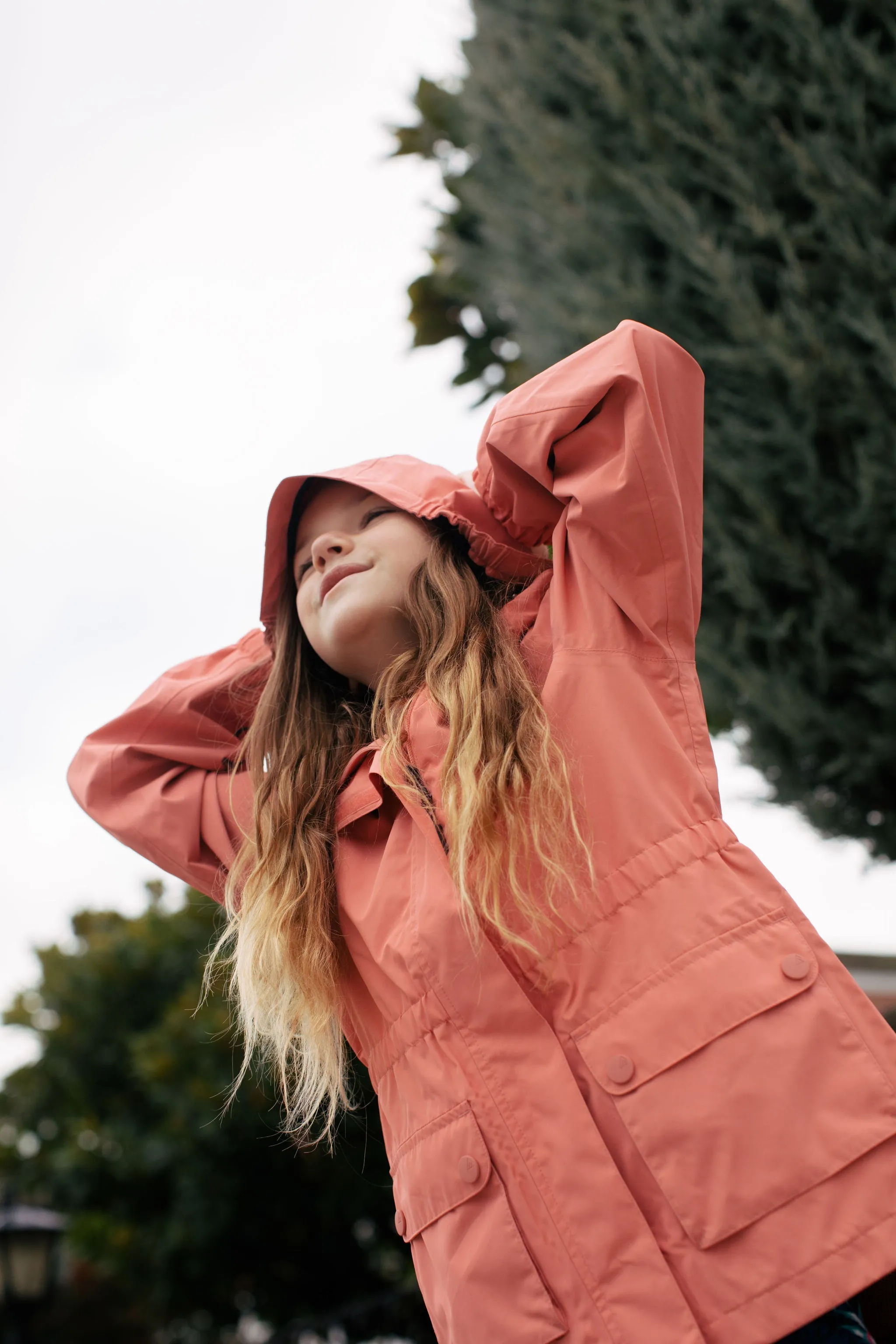 Ripzone Girls' Sprinkle 2.0 Rain Jacket - Lantana sold by Ripzone