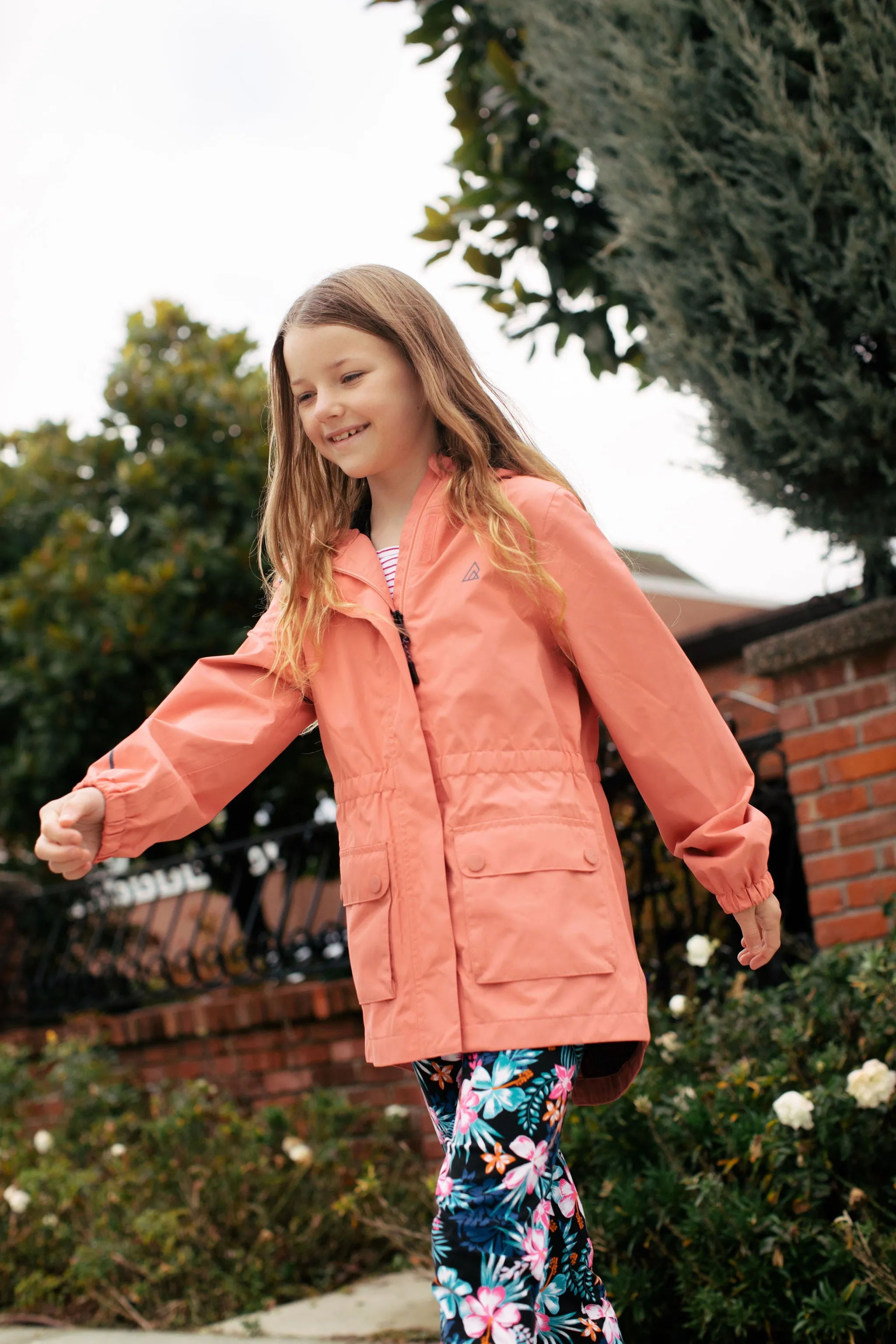 Ripzone Girls' Sprinkle 2.0 Rain Jacket - Lantana sold by Ripzone product image thumbnail 3