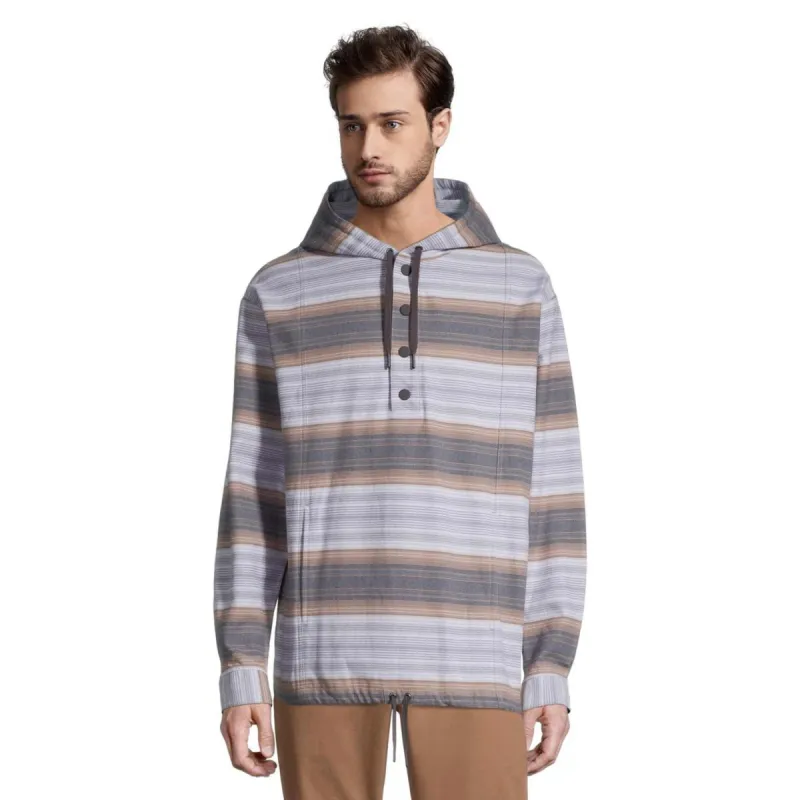 Ripzone Men's Dryden Pullover Hoodie - Grey Stripe sold by Ripzone