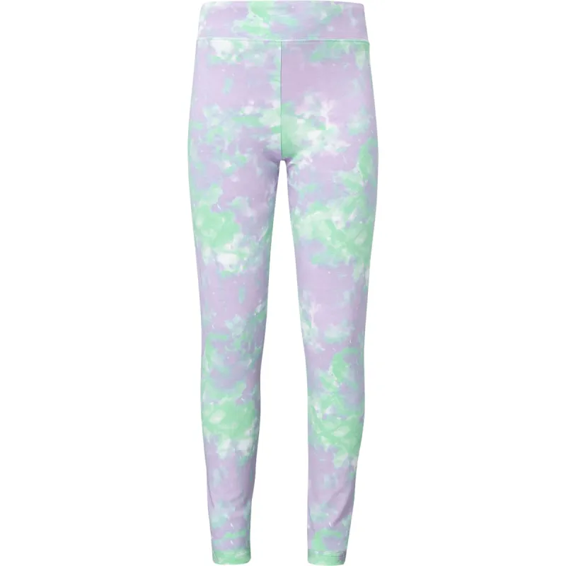 Ripzone Girl's Jaspen Printed Leggings - Purple Rose Ice Dye sold by Ripzone