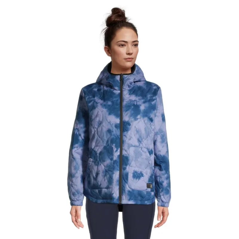 Ripzone Women's Siffleur Reversible Insulator Jacket - Purple Tie Dye/Black sold by Ripzone