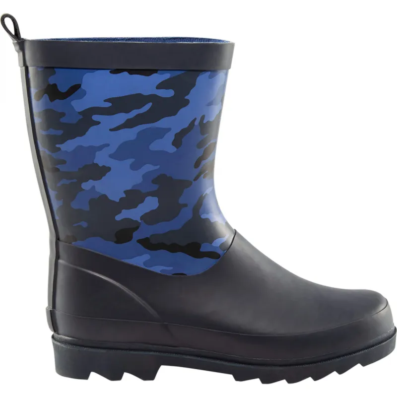 Ripzone Youth Boy’s Van Rainboot - Black Iris Camo sold by Ripzone