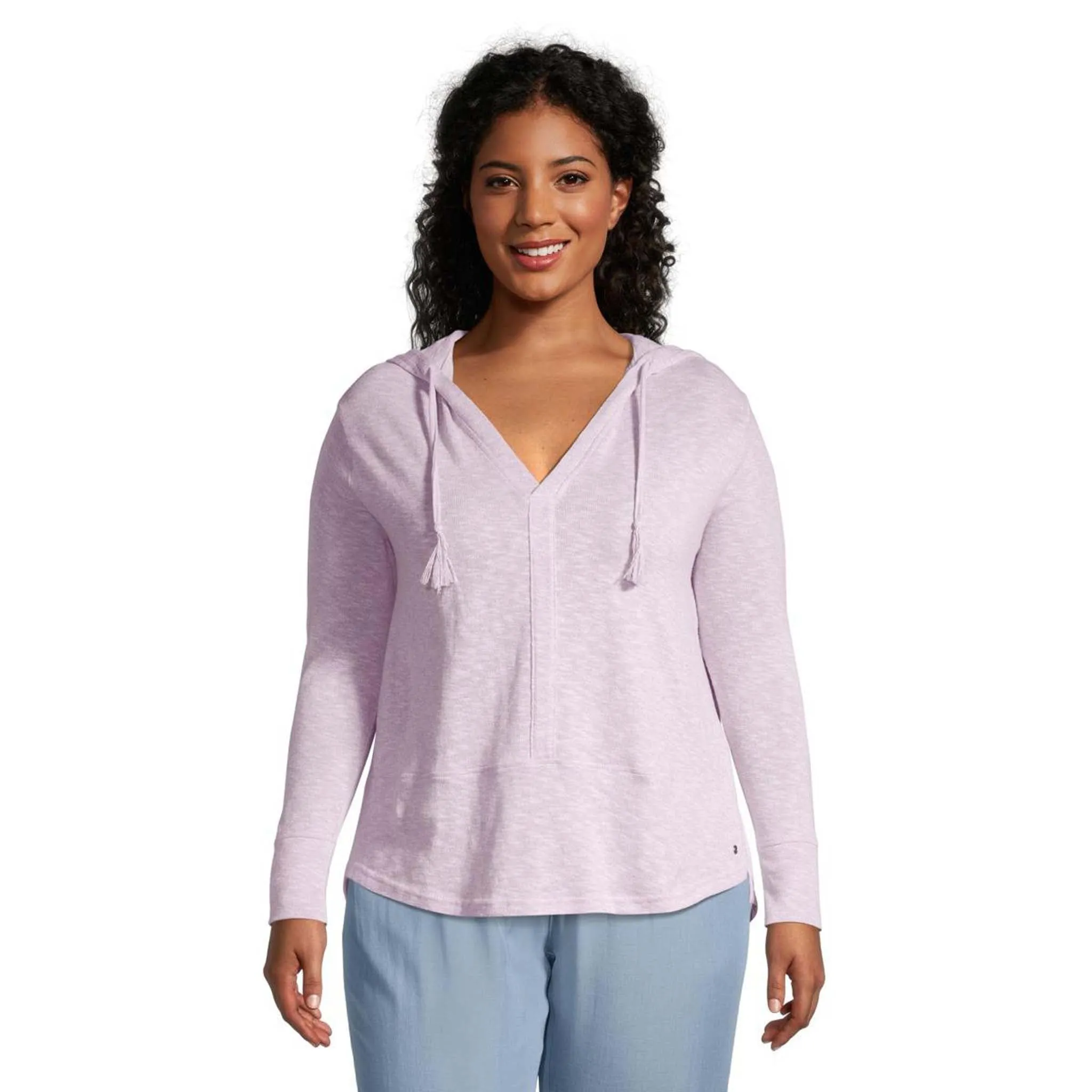 Ripzone Women's Plus Haida Hoodie - Deuville Mauve sold by Ripzone