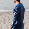Ripzone Men's Laine Long Sleeve Rashguard - Blue sold by Ripzone