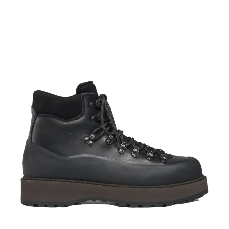 Roccia Vet Gomma Black Fullgrain W sold by Diemme Footwear