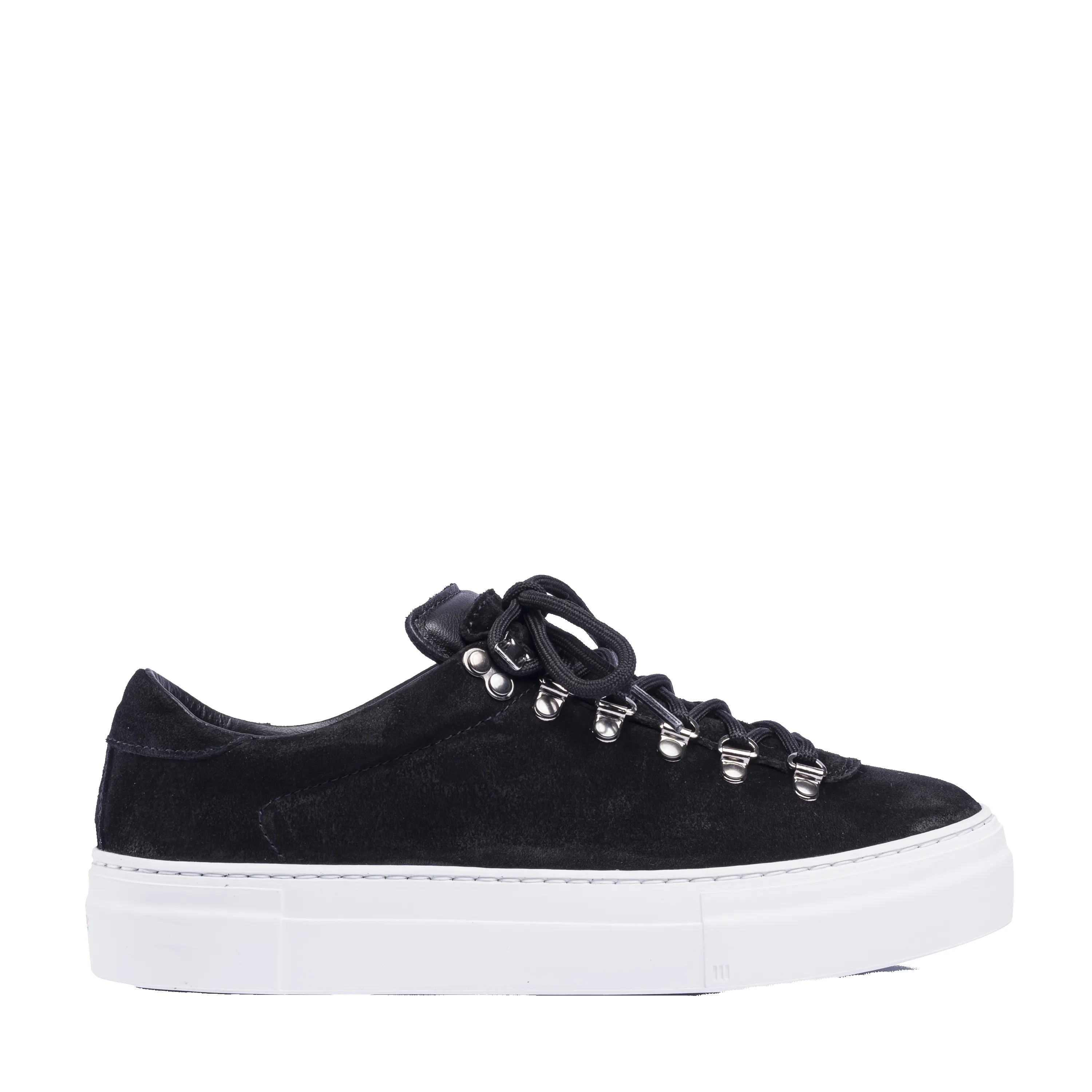 Marostica Low Black Suede Platform W sold by Diemme Footwear