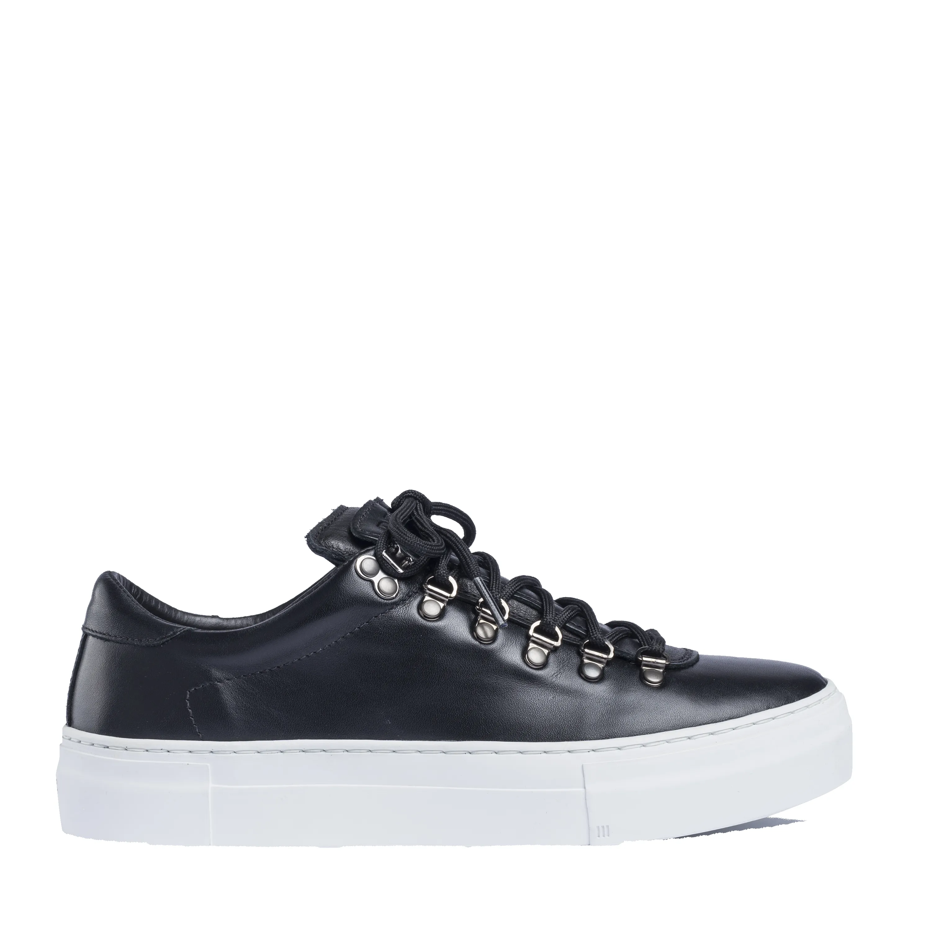 Marostica Low Black Nappa Platform W sold by Diemme Footwear