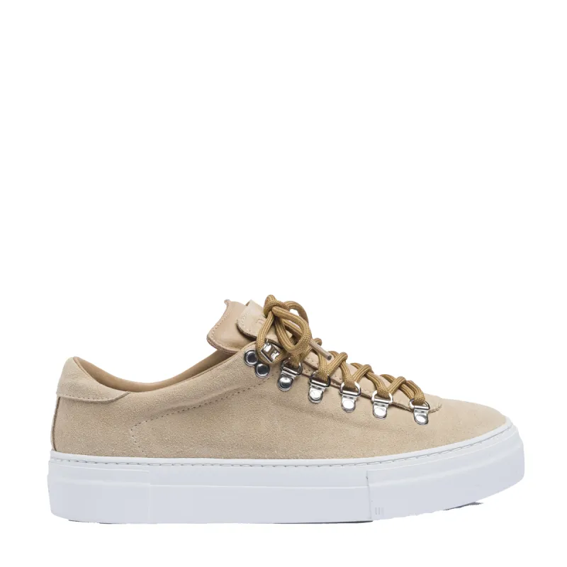 Marostica Low Sand Suede Platform W sold by Diemme Footwear