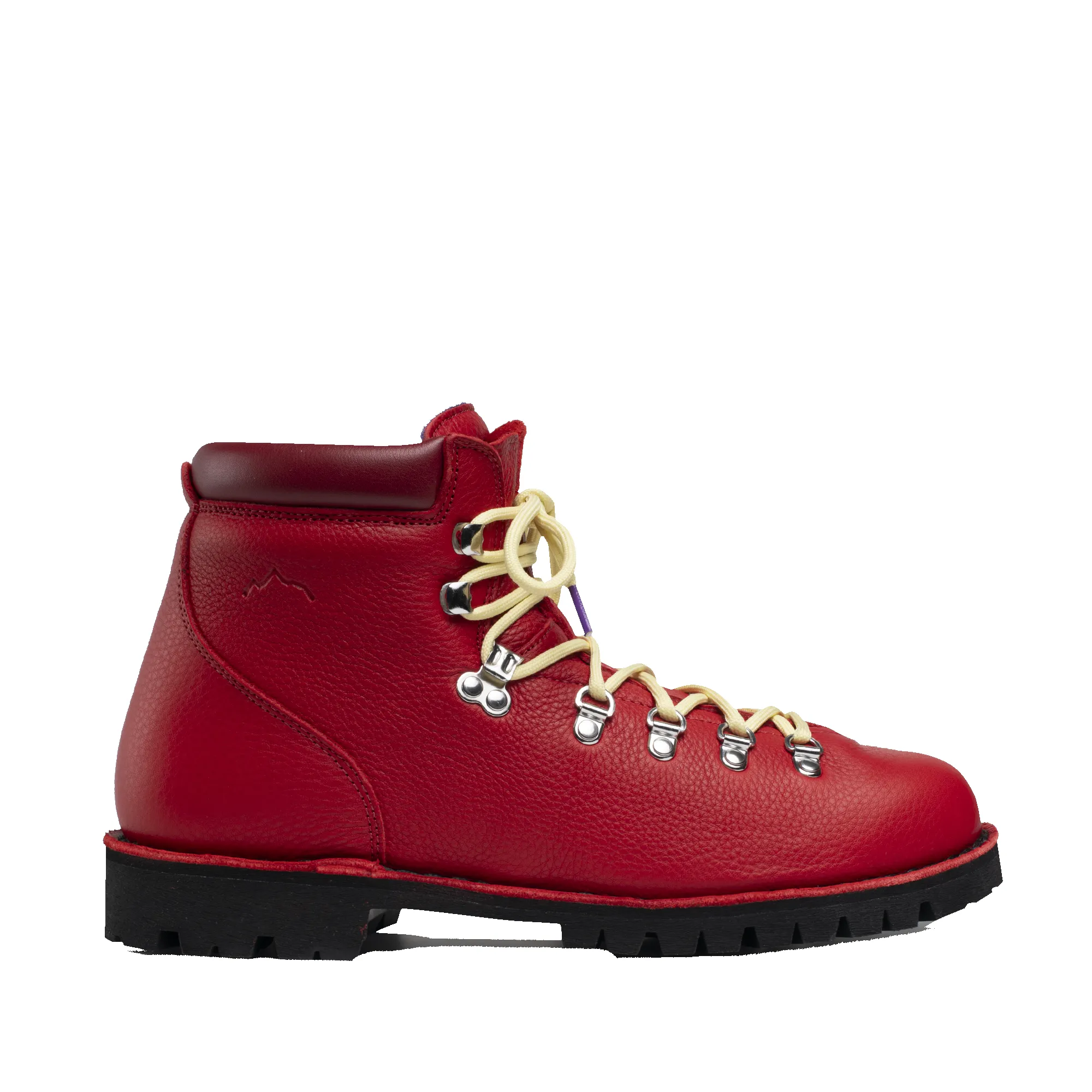 Collalto Hiking Boot Red Leather M sold by Diemme Footwear