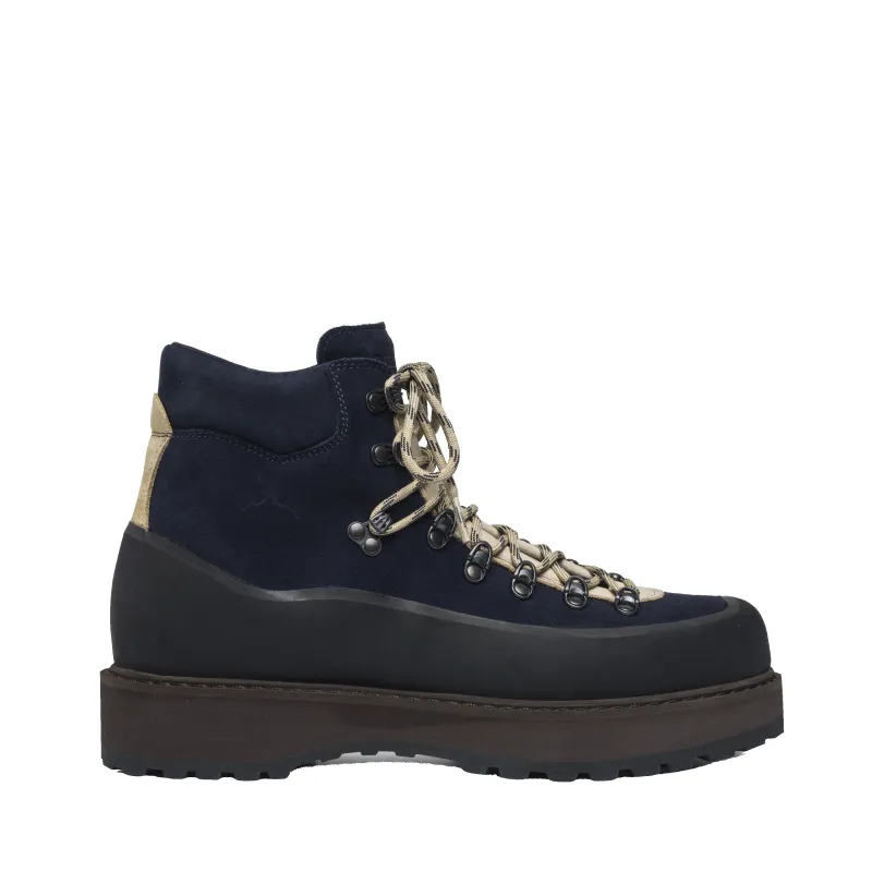 Roccia Vet Gomma Navy Suede Mix M made by Diemme Footwear