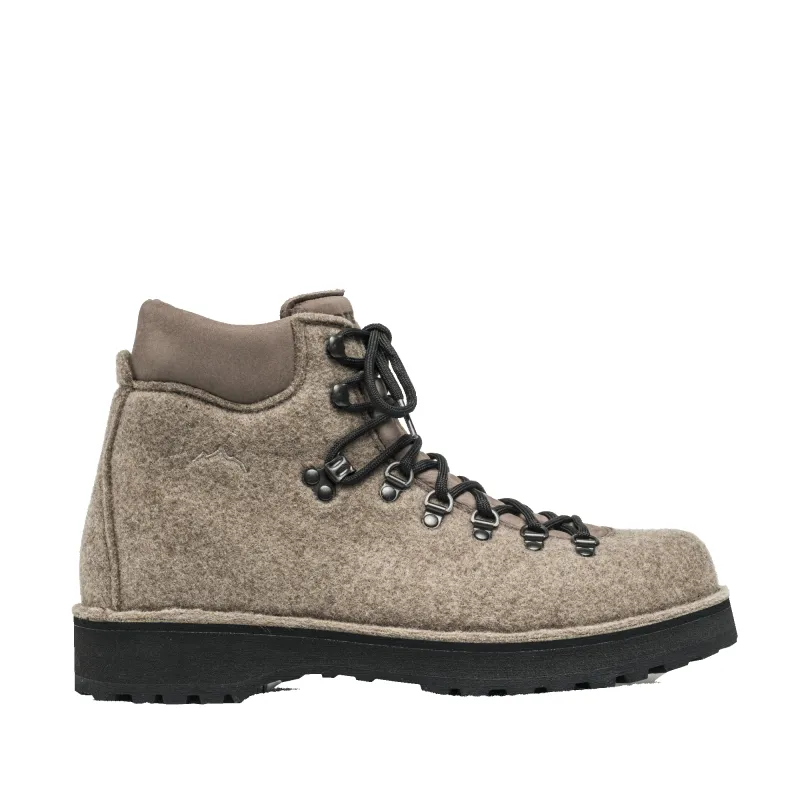 Diemme x Hiking Patrol Roccia Vet Taupe Woolfelt W sold by Diemme Footwear