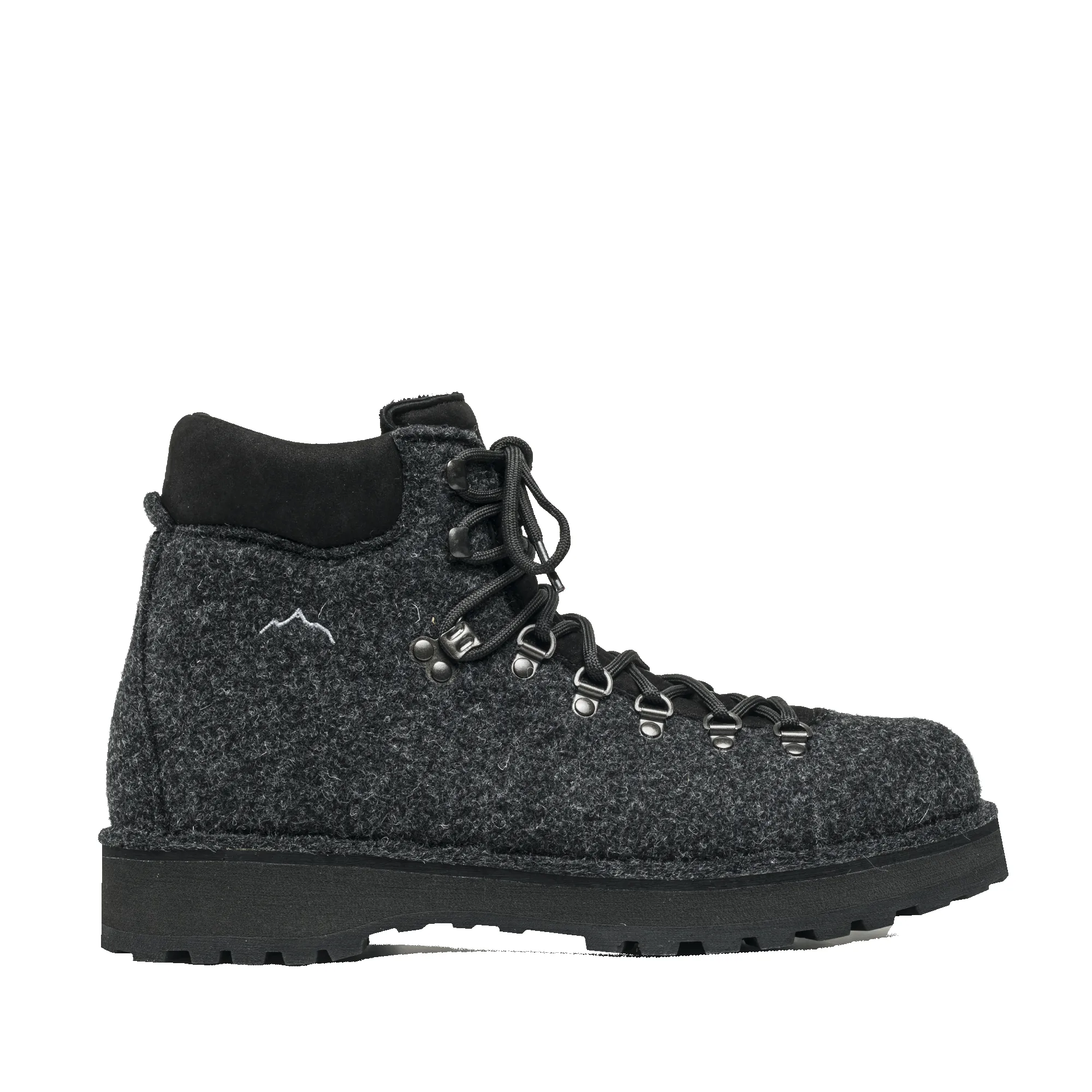 Diemme x Hiking Patrol Roccia Vet Charcoal Woolfelt W sold by Diemme Footwear
