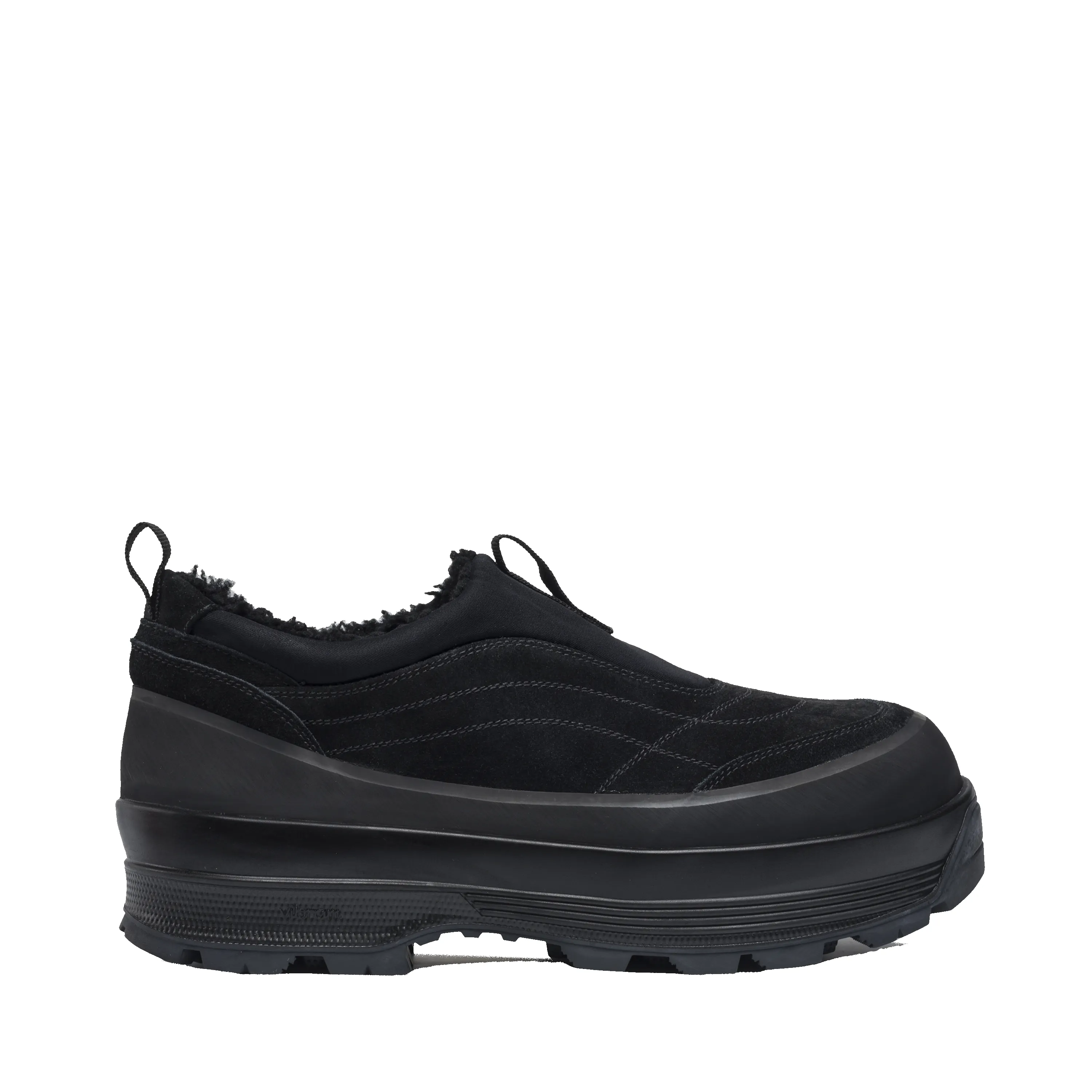 Badia Basso Shearling Black Suede M sold by Diemme Footwear