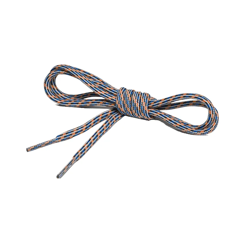 Shoe Laces Blue & Orange Mix sold by Diemme Footwear