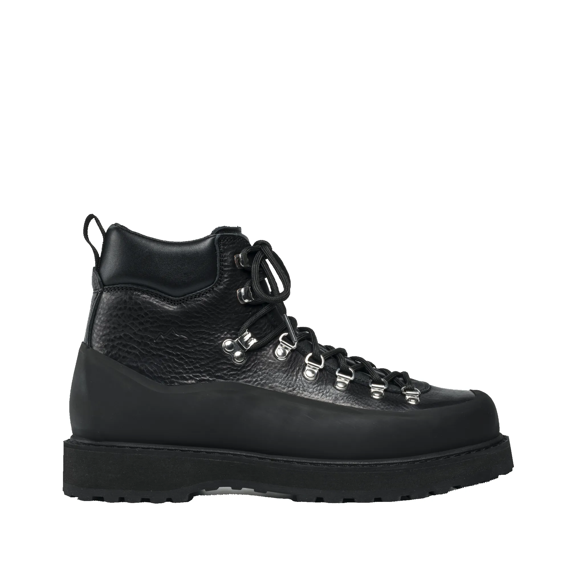 Roccia Vet Gomma Black Bovine Leather W sold by Diemme Footwear