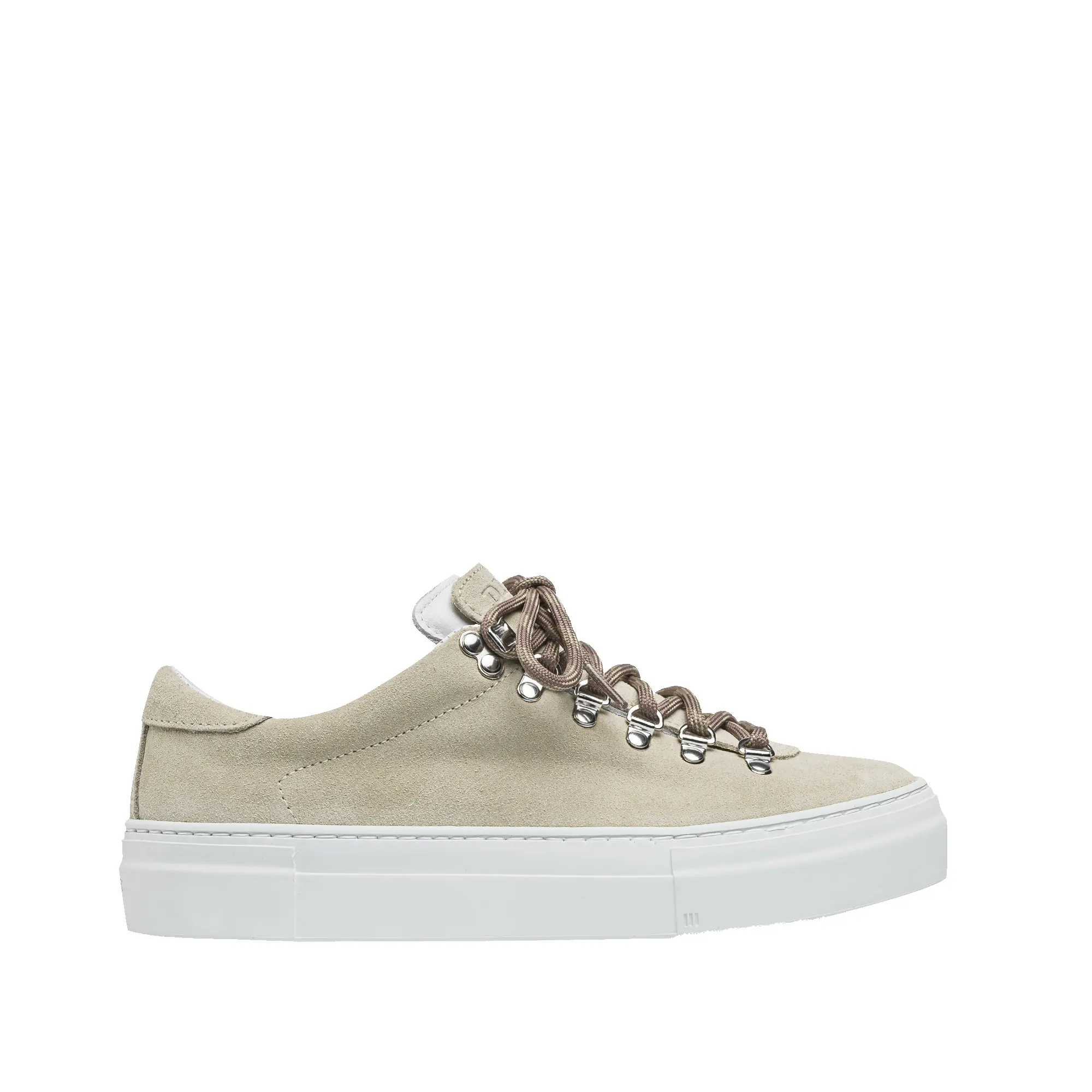 Marostica Low Platform Papyrus Suede W sold by Diemme Footwear