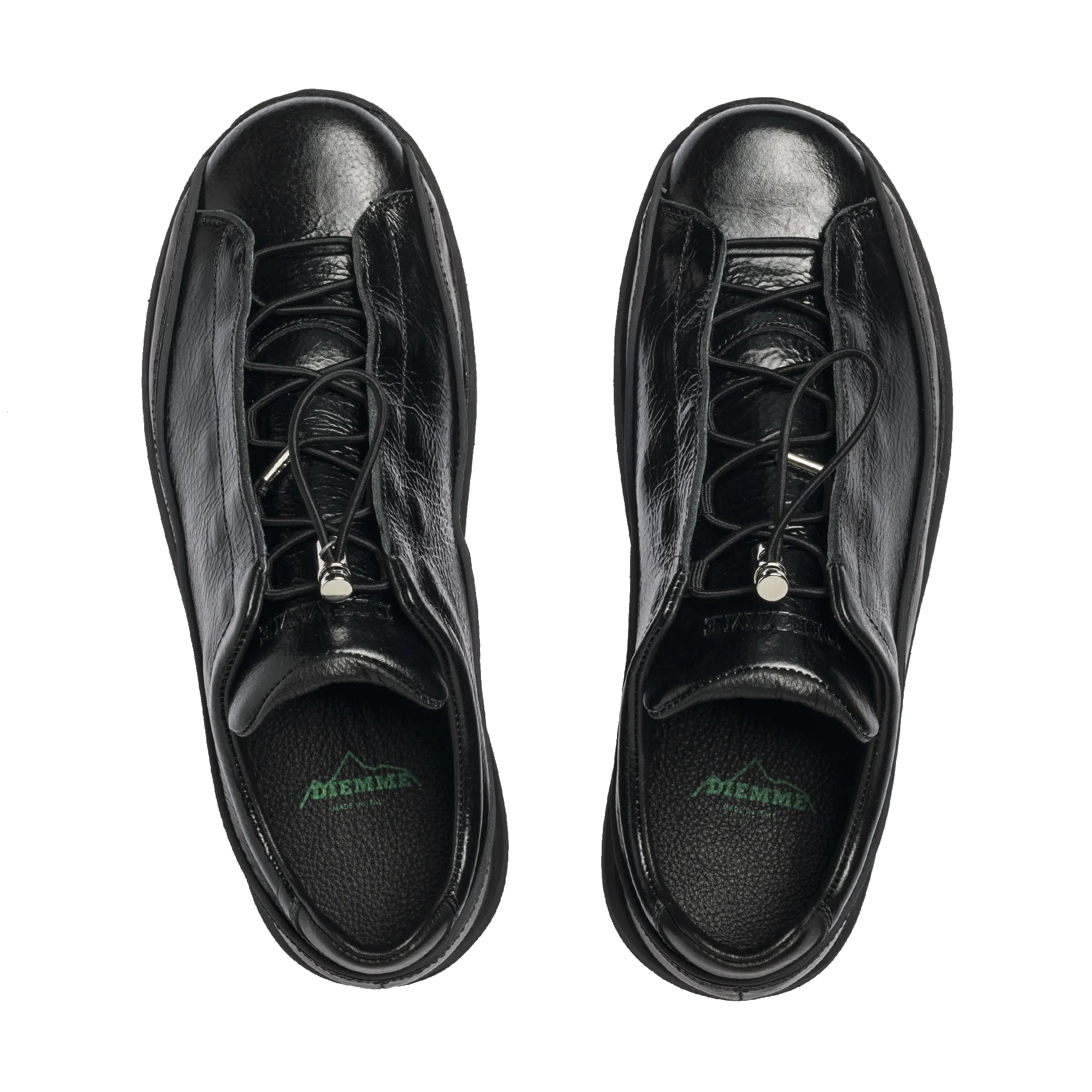 Licata Black Crackled Patent Leather W sold by Diemme Footwear product image thumbnail 4