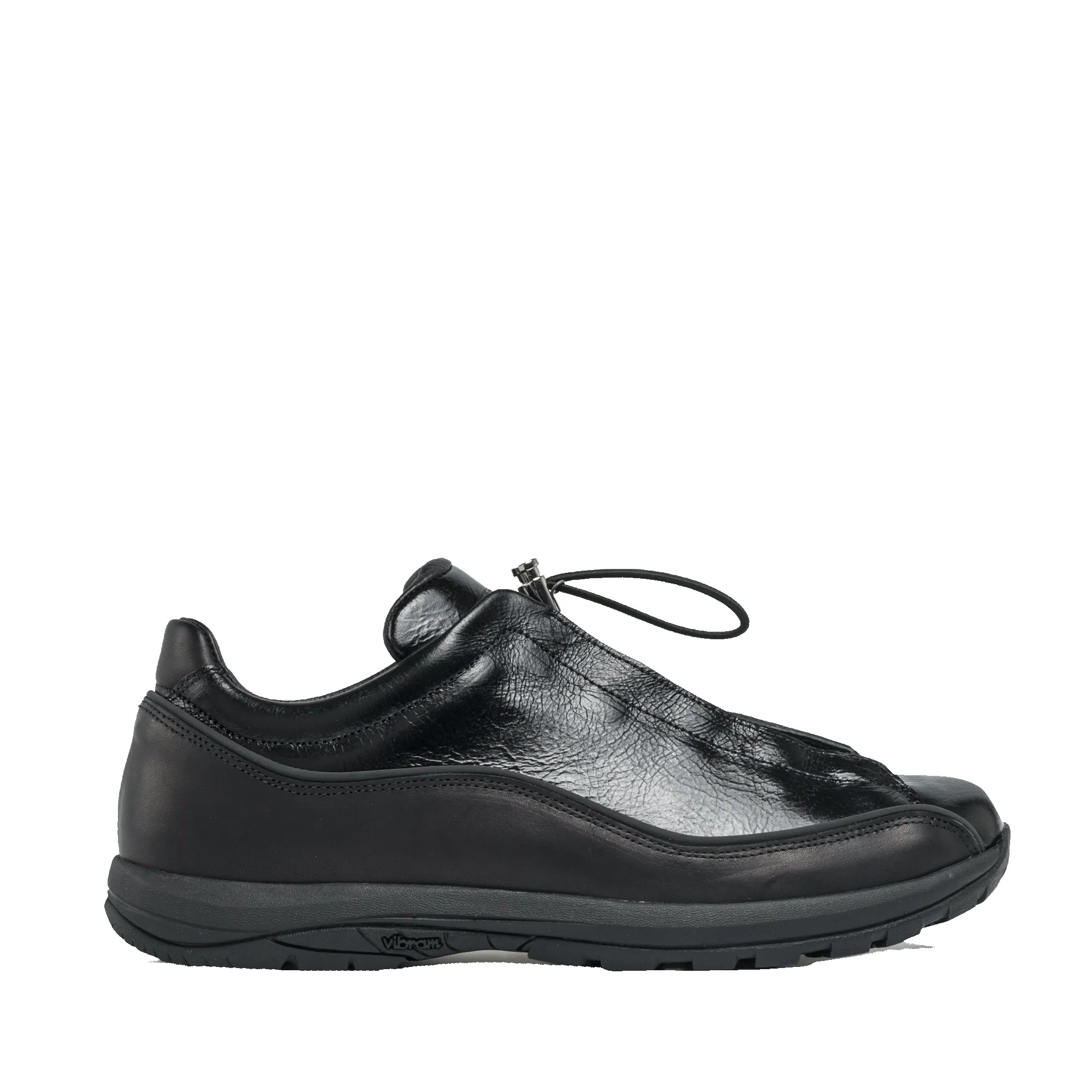Licata Black Crackled Patent Leather W sold by Diemme Footwear