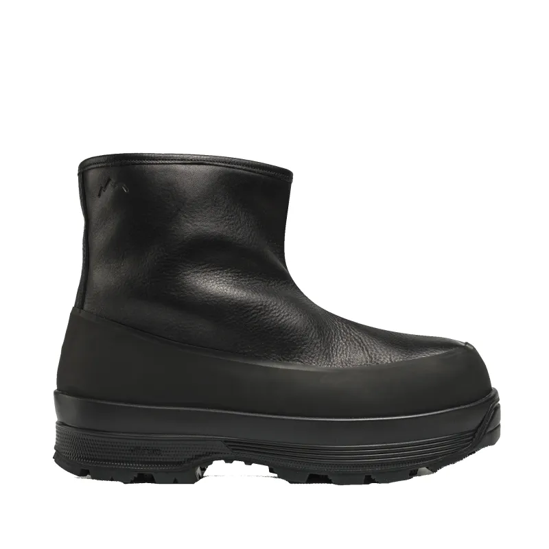 Badia Shearling Black Leather M made by Diemme Footwear