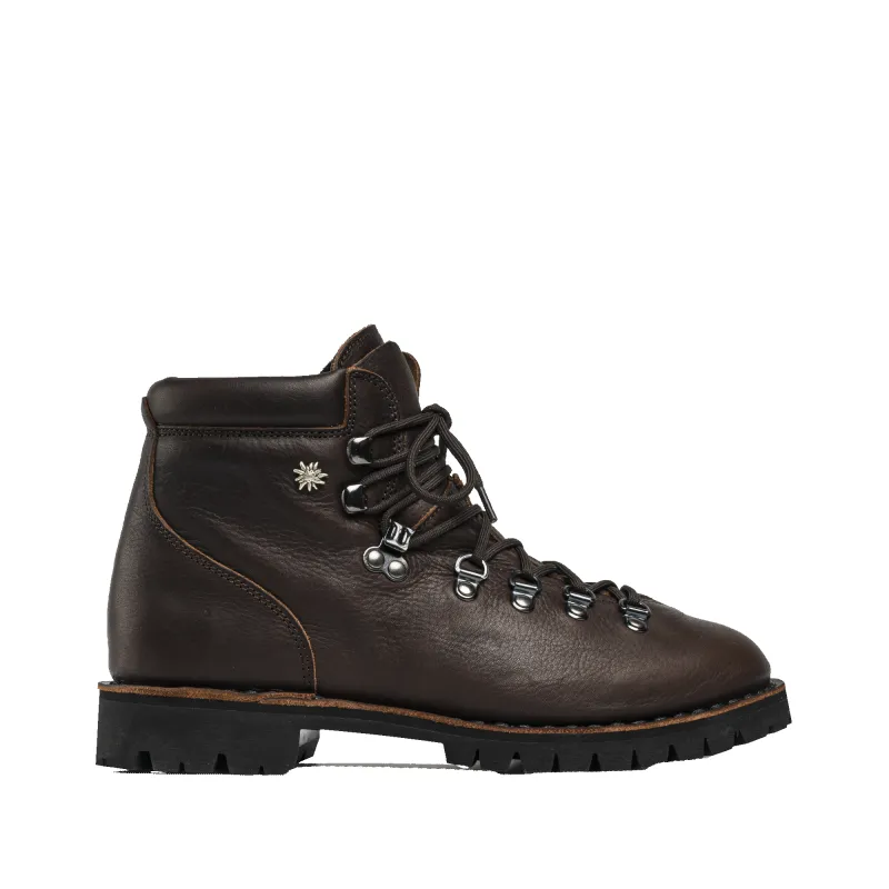 Collalto Shearling Dark Brown Leather W made by Diemme Footwear