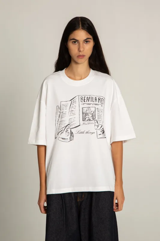 HEADLINE HAND-DRAWN T-SHIRT made by Beaulares