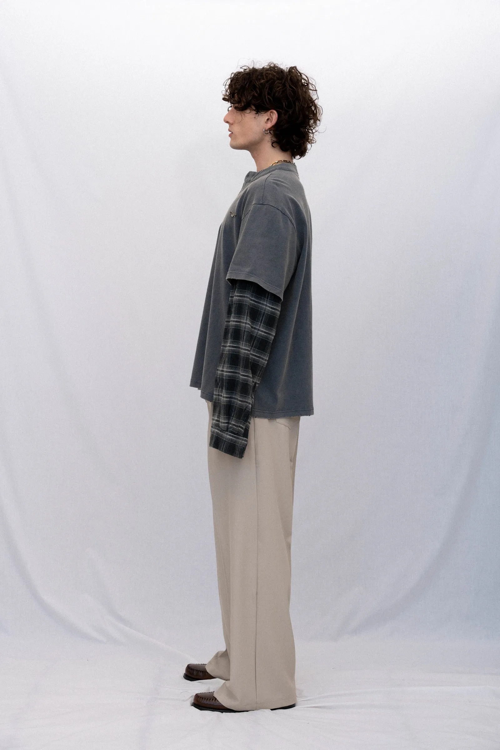 SKATER HENLEY LONG SLEEVE T-SHIRT sold by Beaulares product image thumbnail 4