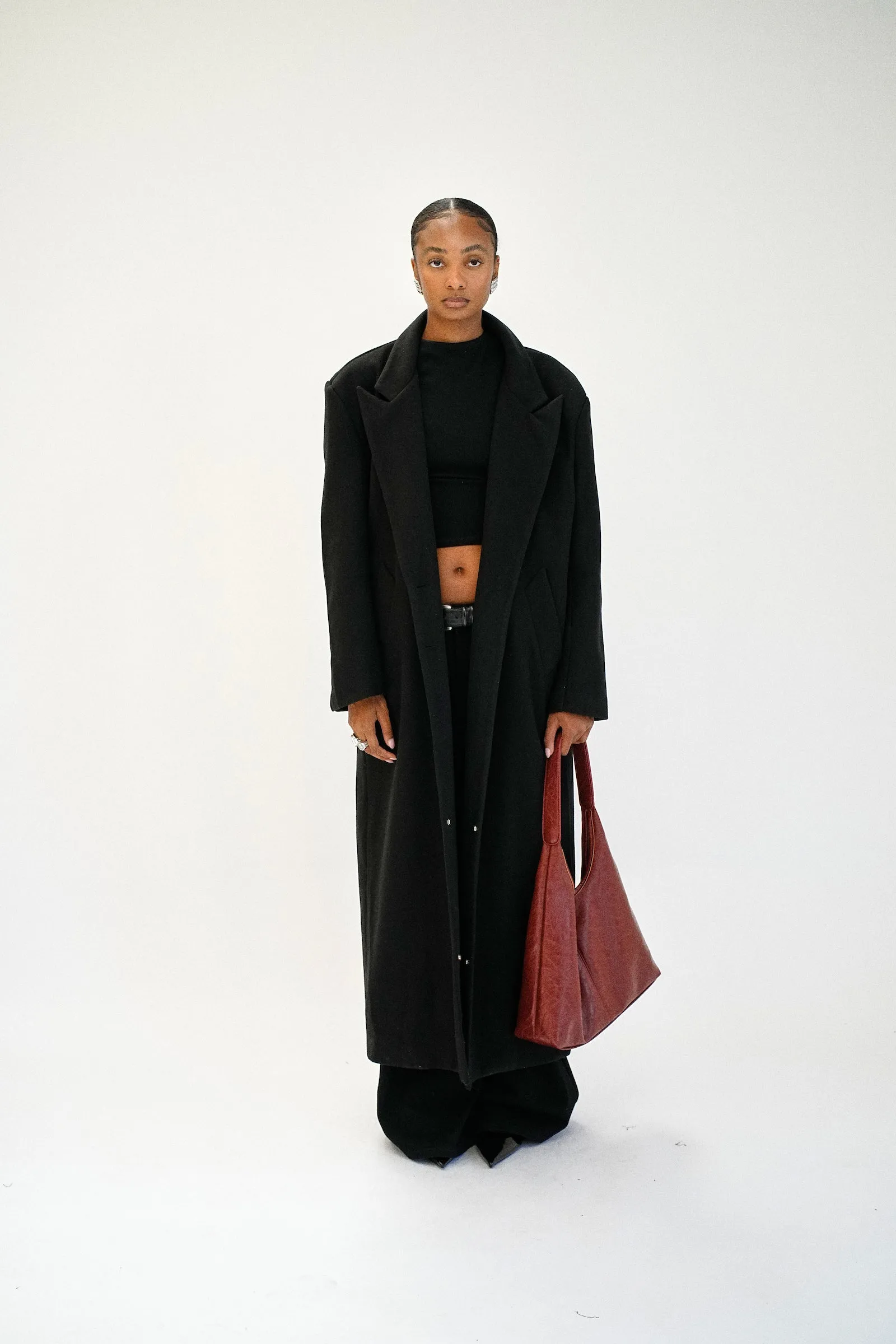 FINAL SALE | WILLOW OVERCOAT, BLACK sold by Beaulares product image thumbnail 3