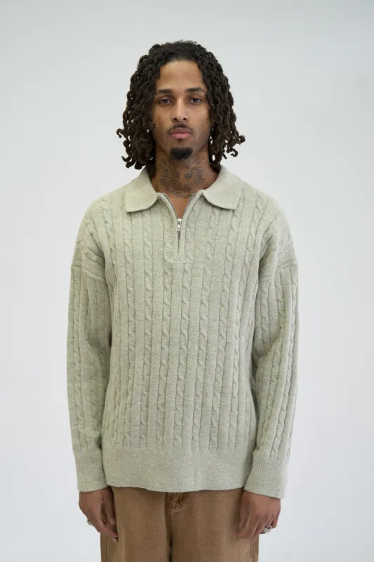 PAPPY COLLARED SWEATER made by Beaulares